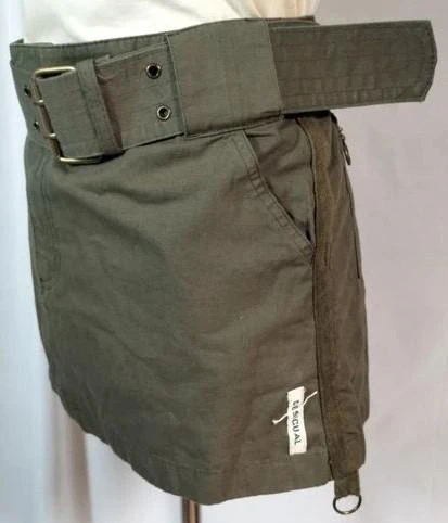 Khaki mini skirt size 42 Desigual brand new sevedylan – photo 4